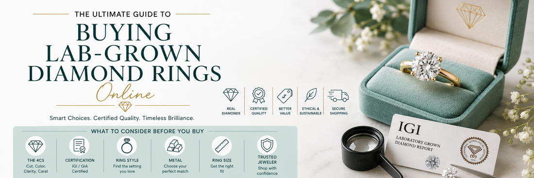 The Ultimate Guide to Buying Lab-Grown Diamond Rings Online