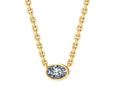 Oval Diamond Pendant chain